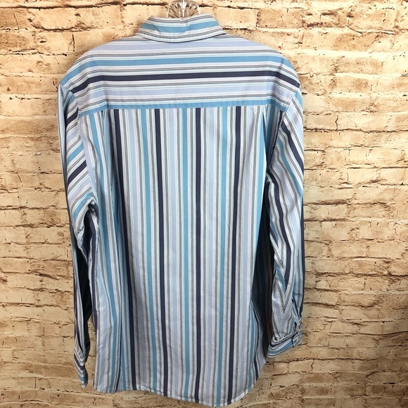 Boden Striped Button Down Shirt Medium - Picture 2 of 6